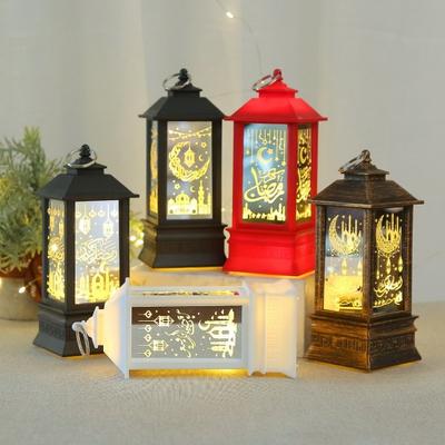 Nachttischlampe Weiches Exquisites Muster Retro-Beleuchtung Batteriebetriebener Stil mit Aufhängeschlaufe Elektrisch