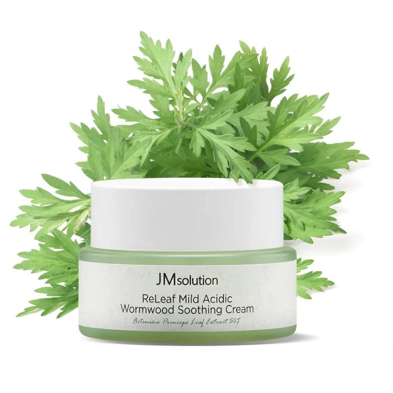 [JMSOLUTION] Releaf Mild Acidic Wormwood Soothing Cream 50ml