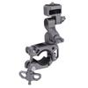 Camera Clamp Mount for Motorcycle Handlebar Pole 360 Degree Rotation Non Slip Action Camera Mount Holder for Riding