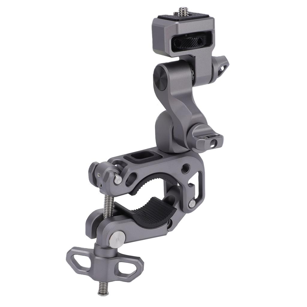 Camera Clamp Mount for Motorcycle Handlebar Pole 360 Degree Rotation Non Slip Action Camera Mount Holder for Riding
