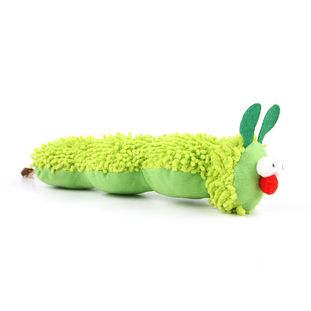 1PC Cat Chew Toys Caterpillar Catnip Molar Toy Silvervine Cat Teaser Interaction Toy Clean Mouth Kitten Toy Pet Supplies Accessories