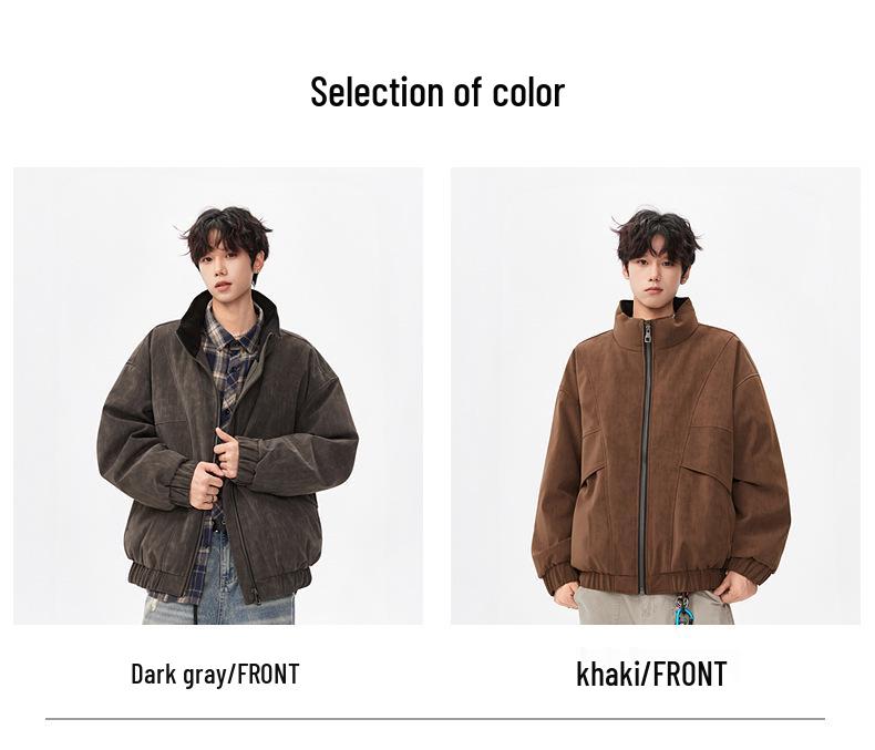2025 Winter White Duck Down Jacket: Korean Style, Versatile Men's Fashion, Loose Fit, Warm and Stylish with Solid Color