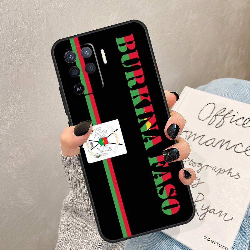 Burkina Faso Flagge Hülle Für Oppo A78 A98 A18 A38 A58 A60 A80 A40 A77 A57 A17 A74 A54 A94 A96 A76 A16 A15 A5 Pro