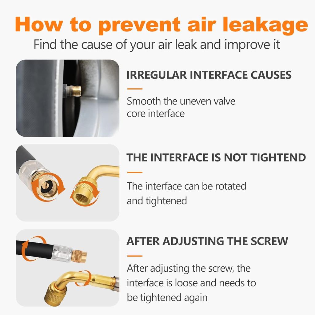 SAFELIFE Tire Valve Extensions, 8.25 Inch Flexible Valve Stem Extenders with 90 Degree Brass Schrader Tire Valve Extension Adaptor Compatible for