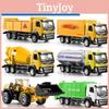 Alloy Construction Vehicle Toy Set With Excavator And Road Signs For Kids Play And Development
