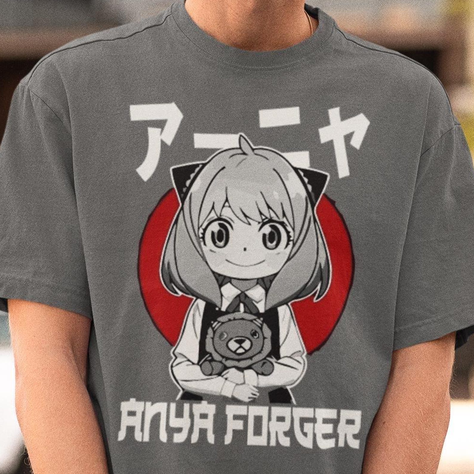 Anya Forger Anime Shirt - Spy X Family Cosplay T-shirt S