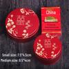 Round Tinplate Wedding Candy Box - Chinese Style Metal Gift Box for Weddings