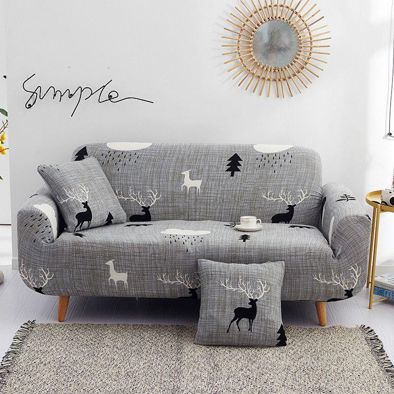 High-quality Geometric Flower Pattern Slipcover For Ultimate Sofa Protection And Style