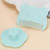 Set de 2 Piezas Masajeador de Cabeza de Silicona para Bebés Peine para Grasa Craneal Fetal Peine Suave para Baño de Niños Pequeños Limpieza del Cabello de Recién Nacidos Accesorios para el Cuidado del Bebé