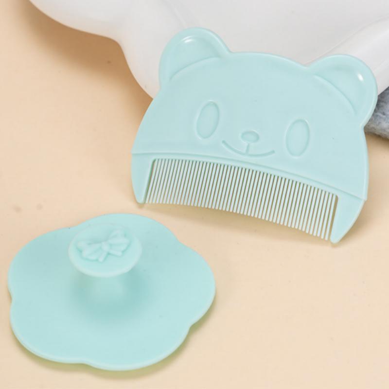 Set de 2 Piezas Masajeador de Cabeza de Silicona para Bebés Peine para Grasa Craneal Fetal Peine Suave para Baño de Niños Pequeños Limpieza del Cabello de Recién Nacidos Accesorios para el Cuidado del Bebé