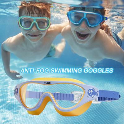 Children Swimming Goggles Anti-Fog Swim Goggles Clear Vision Lenses Swimming Glasses Underwater Eyewear