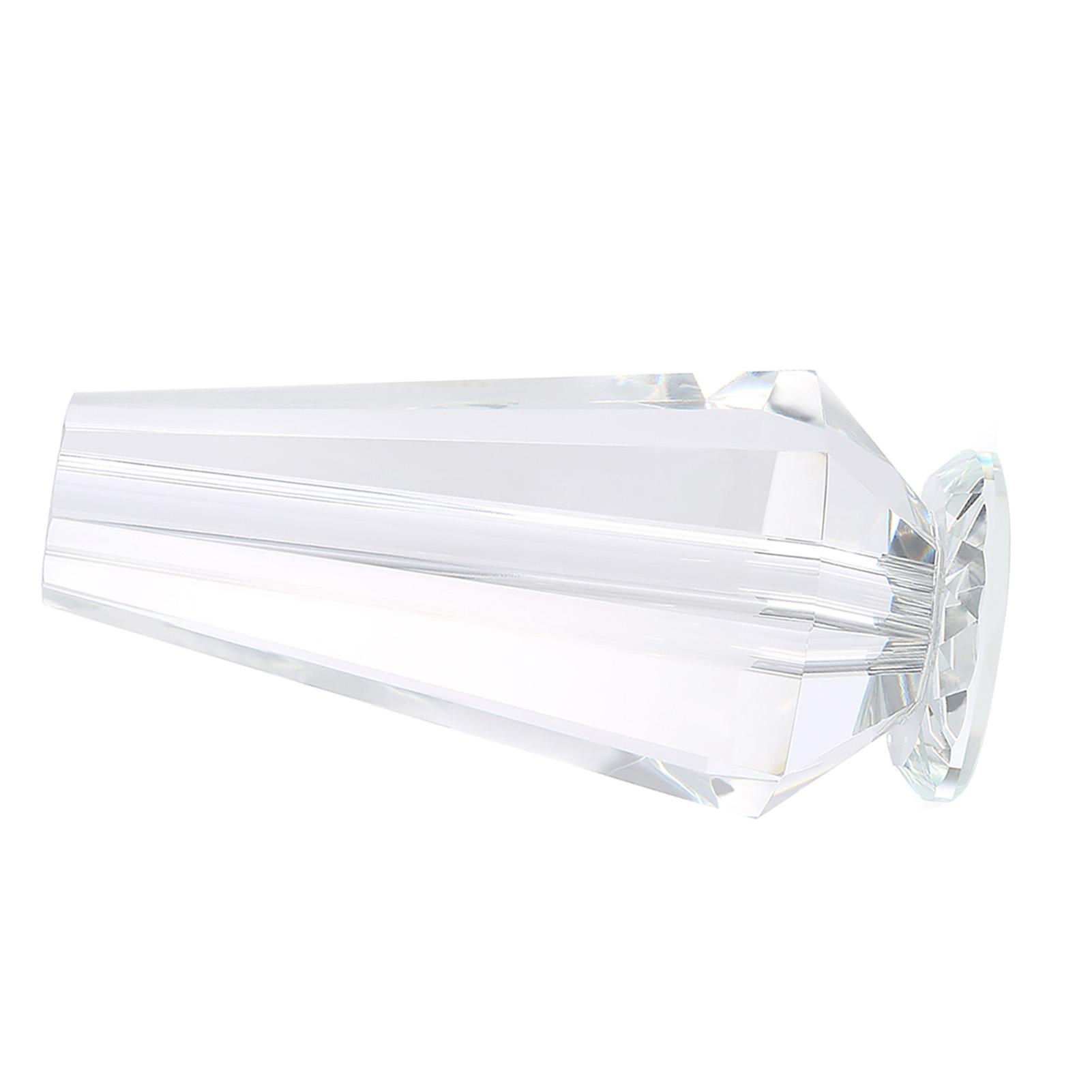 

1pcs Clear Eelegant Crystal Vase Craft Decoration for Crystal Rose Flower