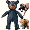 Cute Bear Pet Toy With Sound Design  For Dogs To Grind Their Teeth Play And