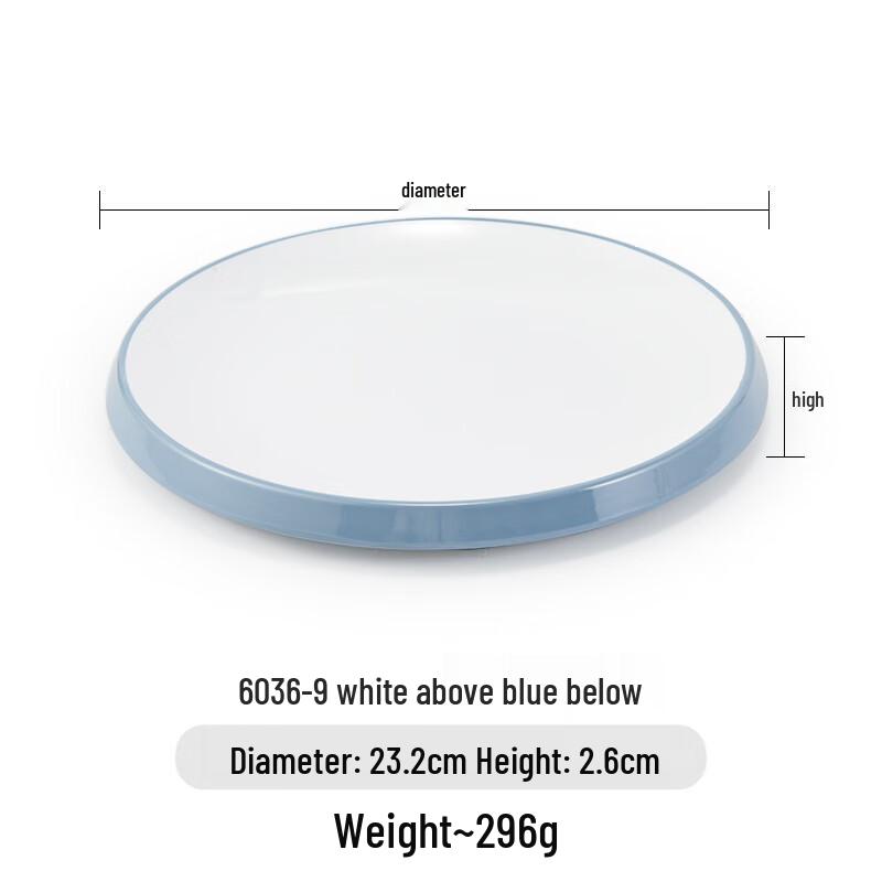Melamine Round Restaurant Plate
