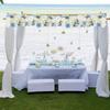Flower Row Hanging Decoration Artificial Flower DIY Wedding Wall Arrangement Peony Rose Arch Backdrop Background Plants Wall Pad