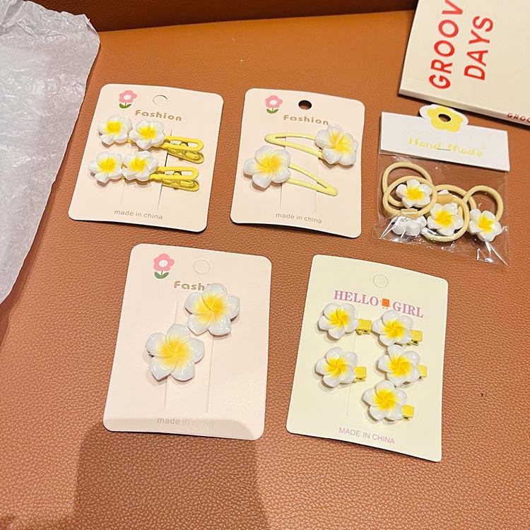 Egg Flower Hairpin Baby Broken Bangs Do Not Hurt Hair Baby Girls Headwear Kids Hair Accessories