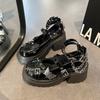 Fashion Fashion 2025 Buckle Strap Women's High Heels New The Chain Shallow Dress Classic Versatile Best Seller Round Toe Mary Jane Shoes