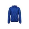 EA7 Logo Hooded Down Jacket Men Jackets Blue 8NPB09-PNE1Z-1570