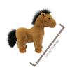 Simulation Standing Foal Plush Doll with Mane Cartoon Horse Stuffed Toy  Valentine's Day Gifts
