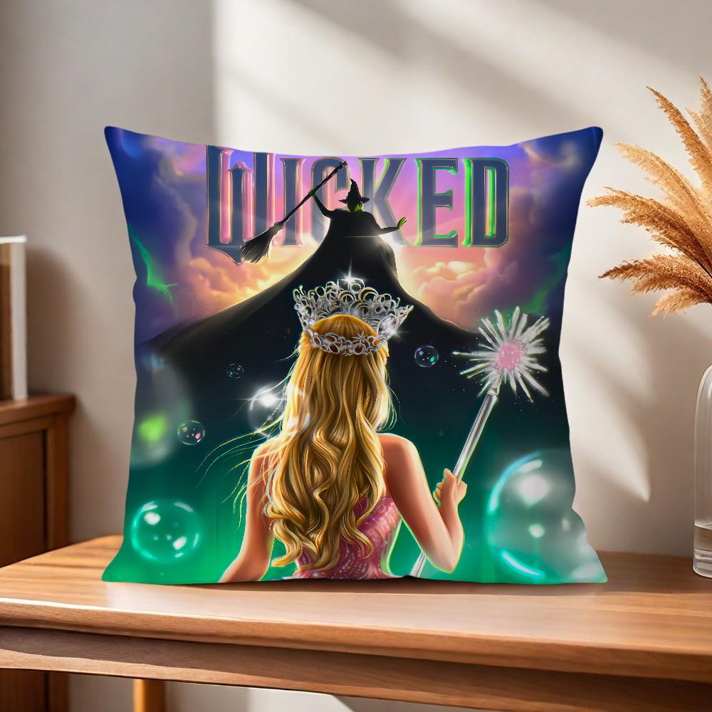 Movie Comfortable soft W-WickedS Pillow Case for Sofa Living Room Home office Decor and Protective Covers