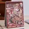 New Horror Theme 3D Miniature Scene PET DIY Crafts Cabin Houses Stickers 8 Scene 20 Sheets Pocket Sticker Book Holiday Gifts