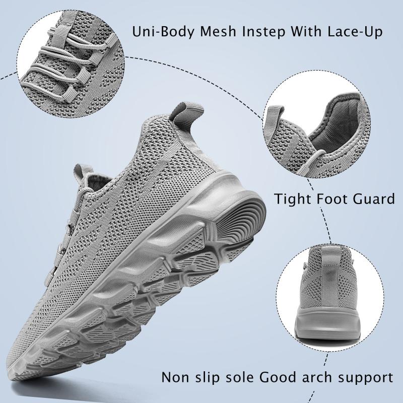 Damyuan 2024 Comfortable Men Sneakers Slip On Comfortable Running Shoes Outdoor Walking Tennis Shoes Anti-slip Male Footwear