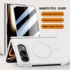 Luxury Skin Sensitive For Magnetic Magsafe Phone Case, For iPhone Ultra Fold Case High-Definition privacy Screen Protector Cover