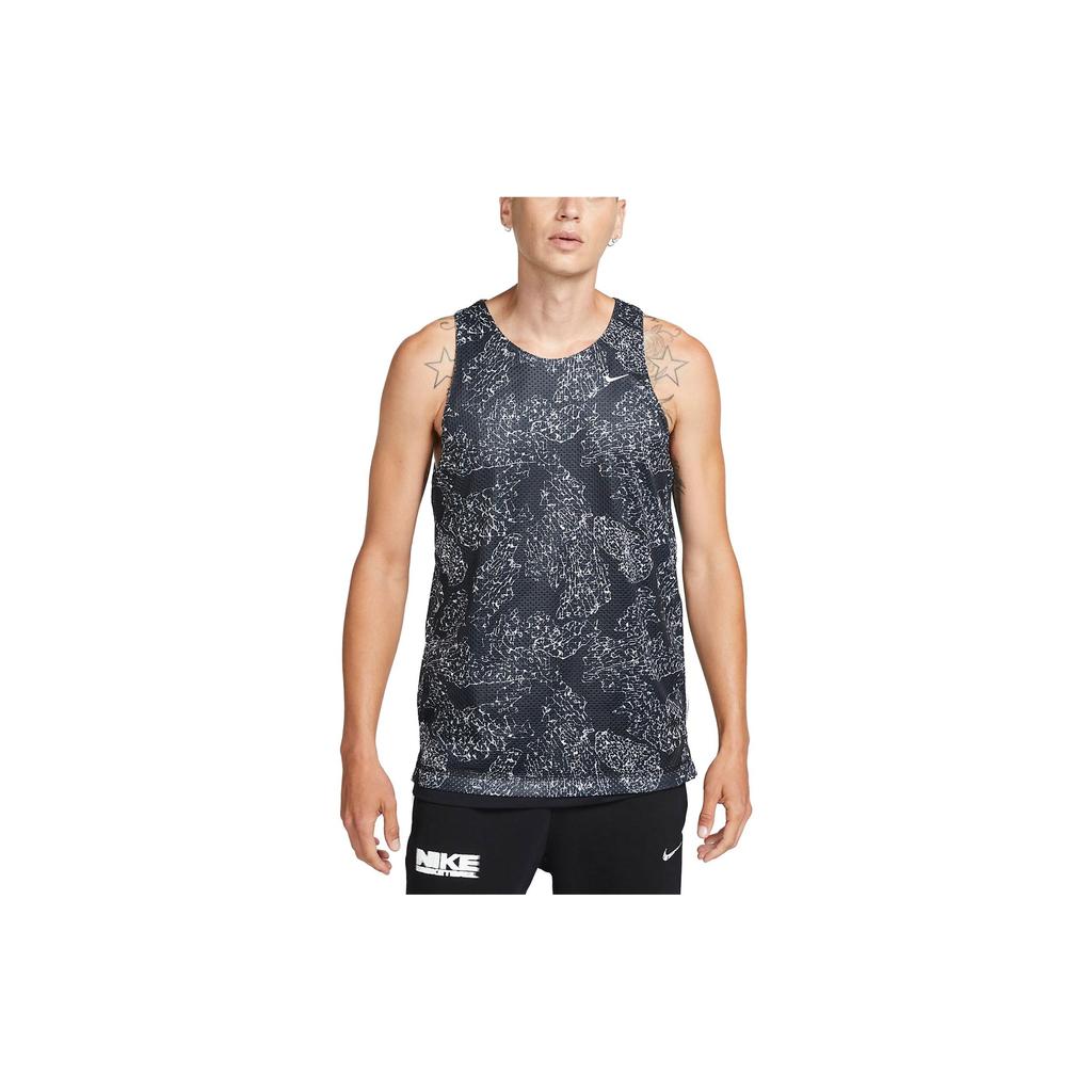 Nike Dri-FIT Standard Issue Reversible Quick-Dry Basketball Tank Top Men Tops Black FB7056-010