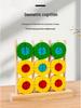 Montessori Rainbow Building Blocks Set: Shape Recognition & Stacking Toy