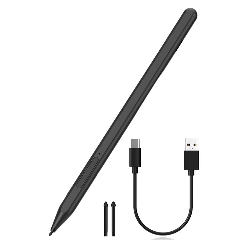 Magnetic Styluses Pen Compatible for Go/Laptop/Book Featuring 1024Pressure Levels Replaceable Nibs