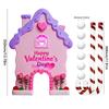Candy Cane Sticks Gingerbread Golf Set Equipped With Club Portable Design Golf Game Set Festive Atmosphere Decor