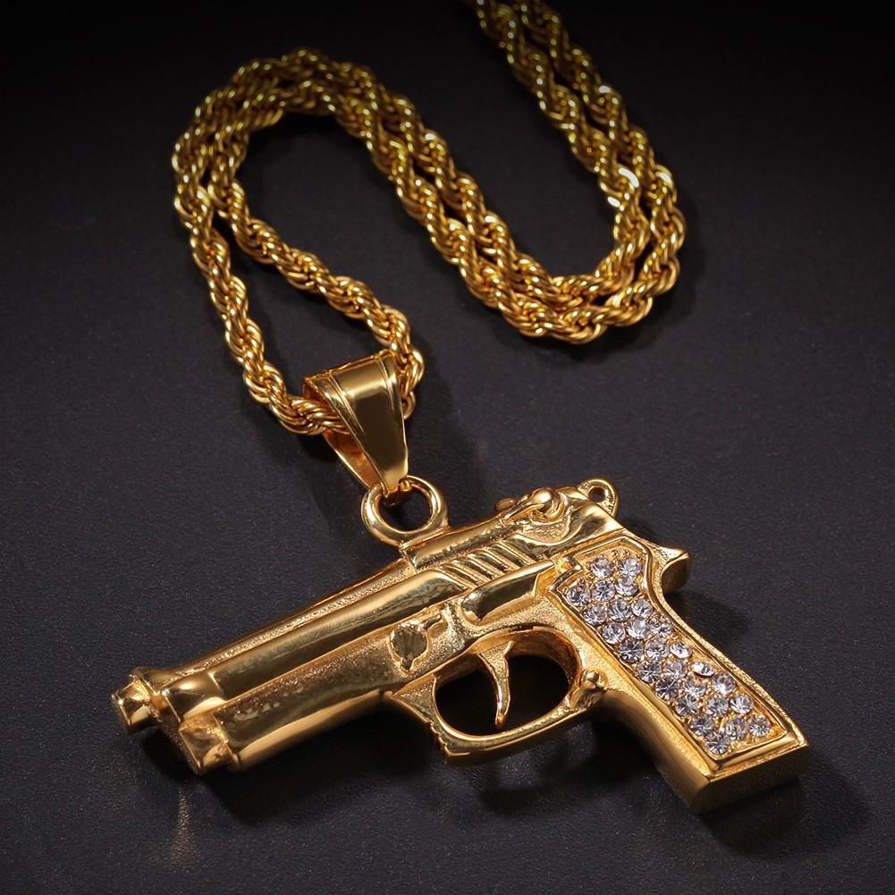 Hot Sale Stainless Steel Hip Hop Necklace, Boxing Gloves, Helmet, Jerseys, Axe Hammer Pendant