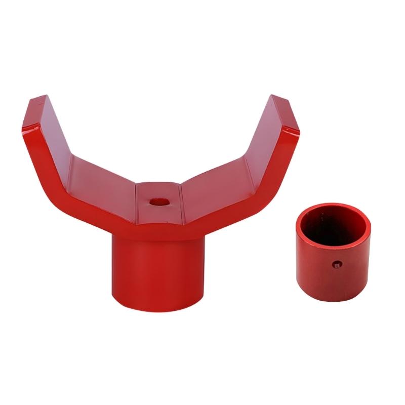 Heavy Duty Alloy Steel Jacking Extension For Round Square Axles Secure Lift Accessory Slip Resistant Emergency Repair Tool
