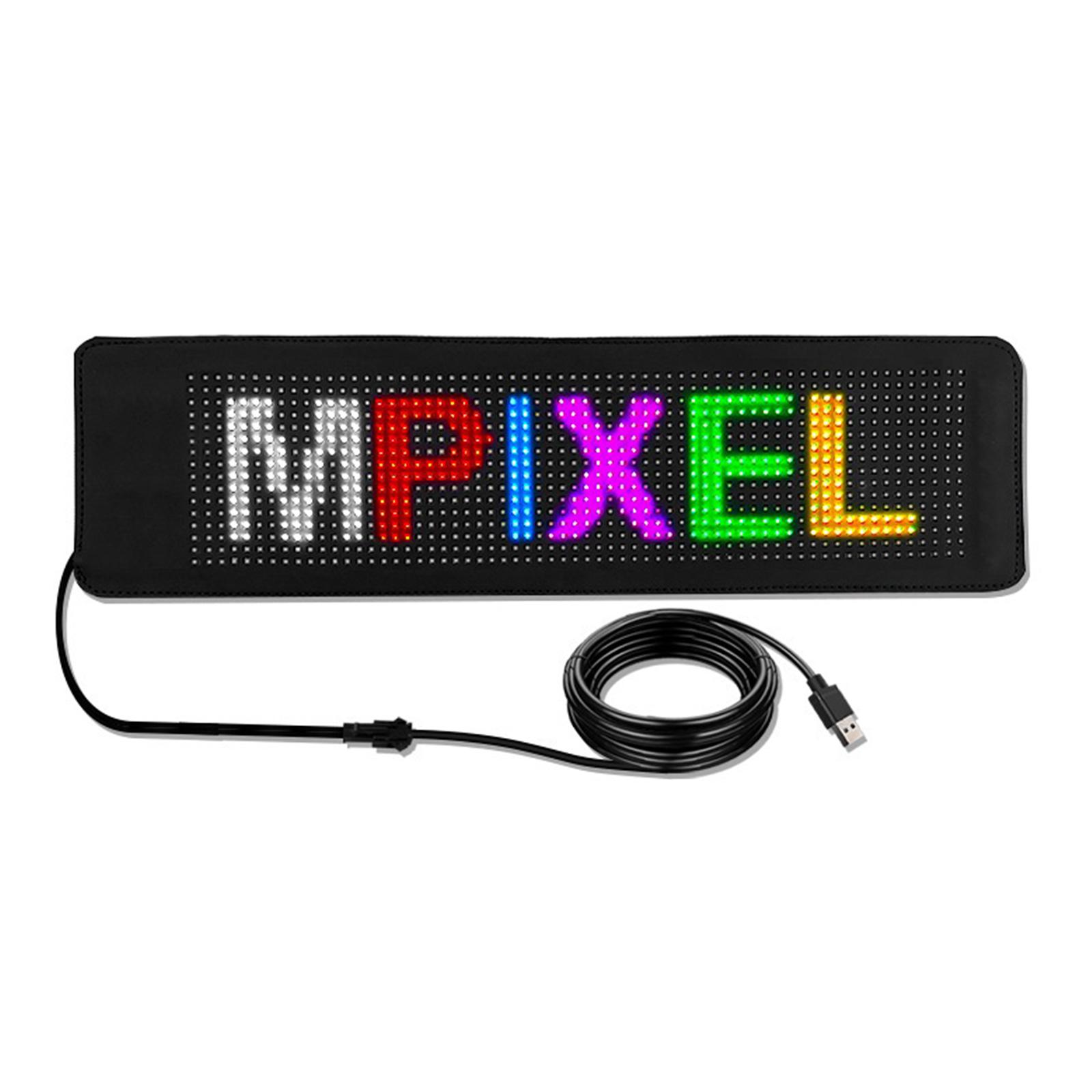 

Автомобильный светодиодный гибкий дисплей, складная прокручивающаяся табличка с сообщением, светодиодный экран на заднее стекло, рекламный дисплей, управление через приложение