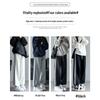 White-Gray Striped Women's Wide-Leg Sweatpants - Autumn/Winter 2025, Casual, Petite, with Three Stripes and Cuffed Hem.