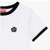 Kenzo Boke Flower ConTraST Ringer Women S T ShirT ff52TS1564Sj 01