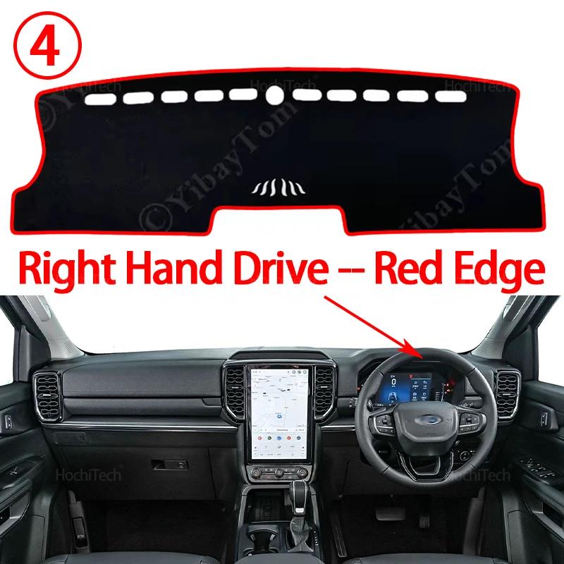 Dashboard Cover for Ford Everest Ranger Wildtrak Raptor T9  -2025 Anti-dirty Mat Pad Sunshade Dashmat Protect Car Accessorie