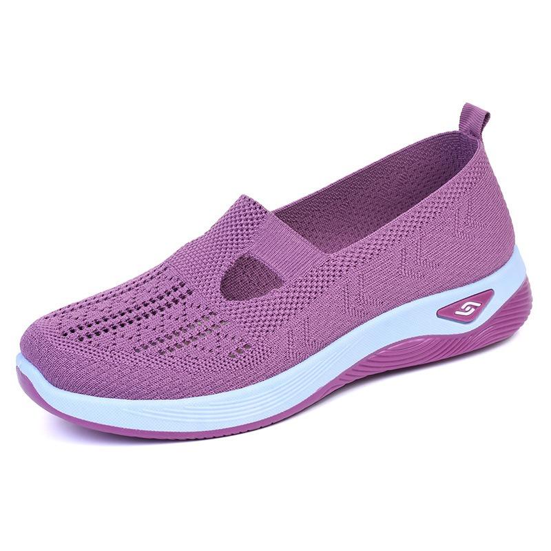 Old Beijing cloth shoes mother shoes summer breathable sandals non-slip soft-soled elderly shoes women's casual old walking shoes