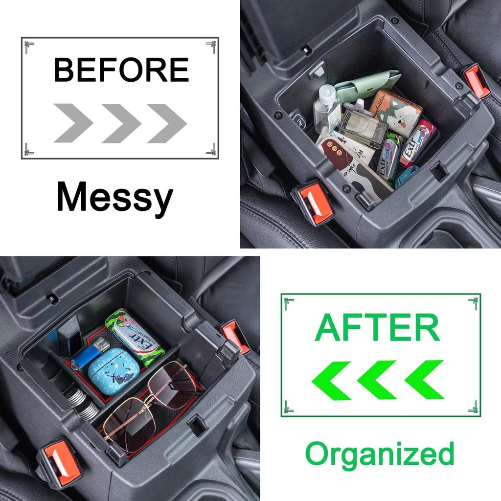 Center Console Organizer for Wrangler JL/JLU (2018-2025) & Gladiator JT (20