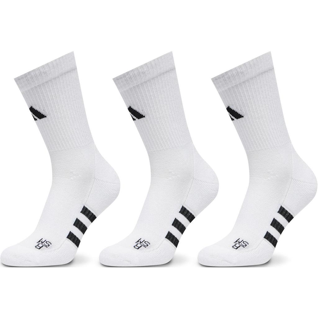 adidas Knee High Socks Men's 3 Pack White HT3452