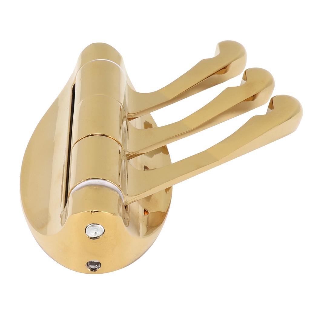 Clothes Hook Wall Mount 180 Degree Foldable Coat Hook Hanger for Home Bathroom Bedroom(ChromePlate )