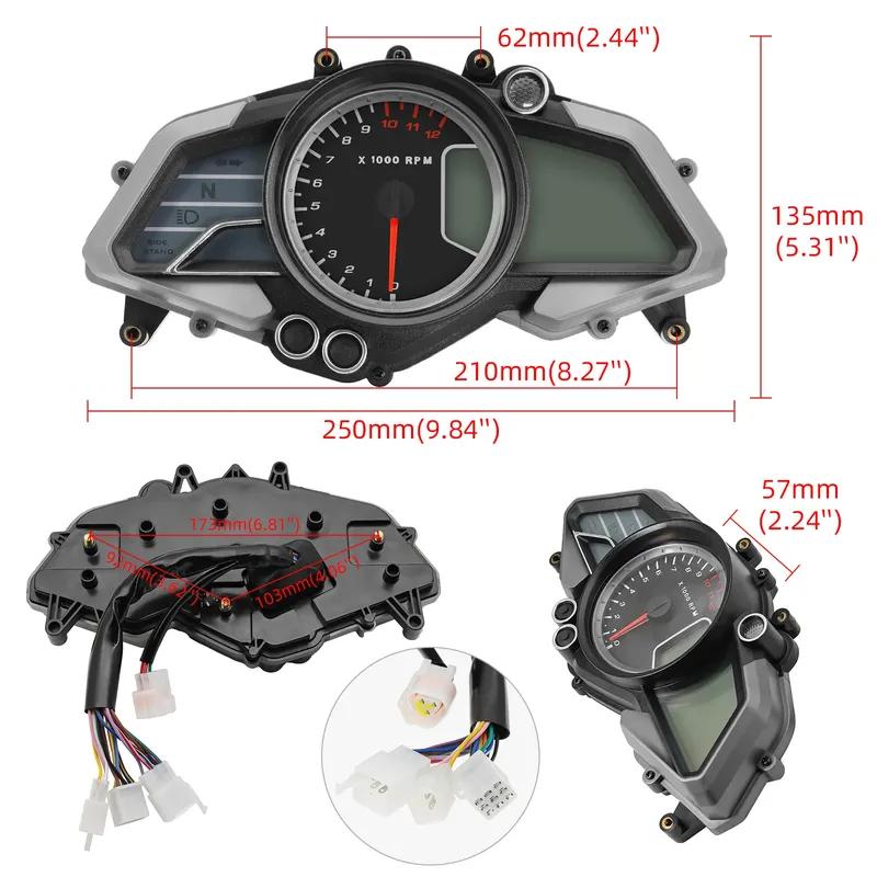 Motorcycle Electronic Odometer Speedometer trumentFor BAJAJ 200NS PULSAR 135 150 160 180 220NS 2015-2018 MotorBike Meter