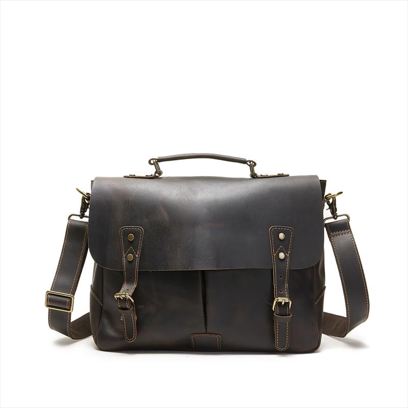 

Мужской кожаный портфель ручной работы OEING 14 inches