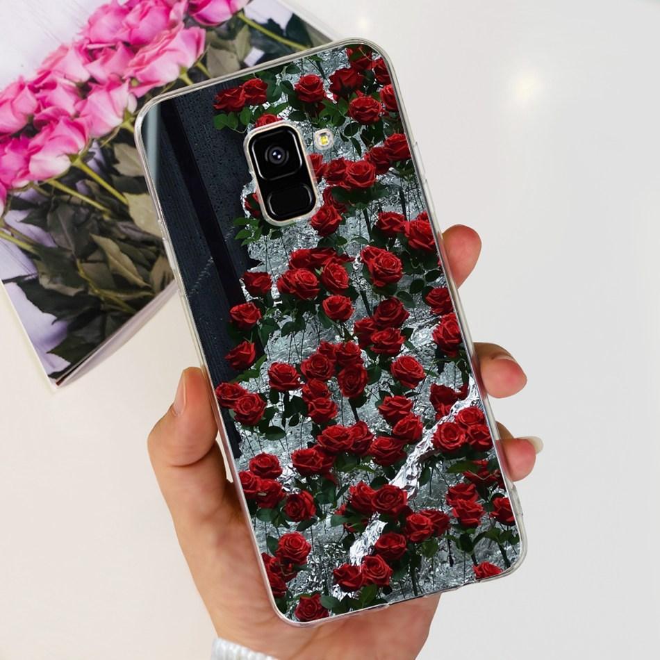 For Samsung Galaxy A8 (2018) / A8+ (2018) SM-A730F A530F Soft Silicone TPU Case For Samsung A 8 A8 Plus Cute Panda Cartoon Cases