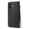 Mayaxess Case for iPhone 16 Plus Wallet with Strap, Black