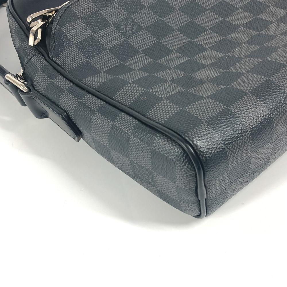 Louis Vuitton N41408 Damier Graphite Dayton PM Messenger Shoulder Bag Black