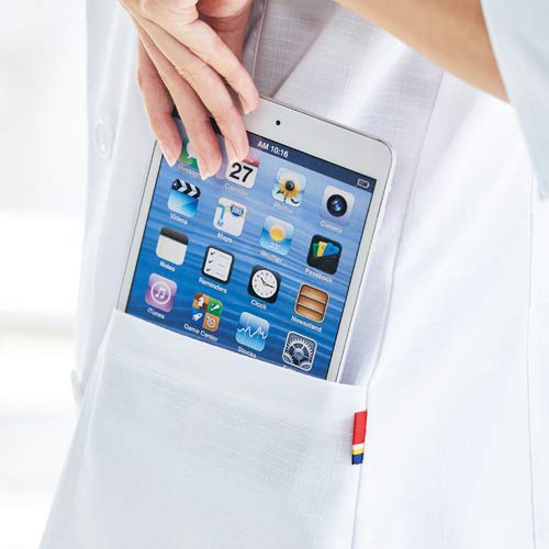 Dickies Women's Single Coat, 2533PR, White, Size M (Japan)