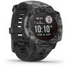 Odolné solární GPS hodinky - GARMIN - Instinct Solar - Camo Edition - Graphite Camo - Dvouokénkový displej 0,9 "x 0,9" (23 x 23