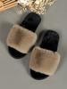 Large size Mao Mao slippers 22 autumn and winter new indoor flat bottom large Mao Mao cotton slippers