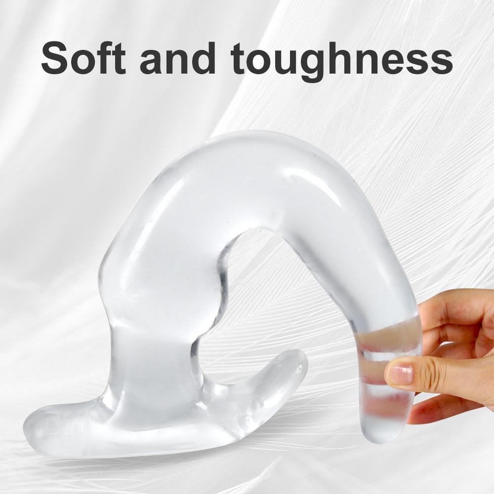 Anal Plug Stimulate Soft Silicone Dildo Female Masturbator Vagina G-Spot Massager Anus Dilator Sex Shop Male Prostate Massager